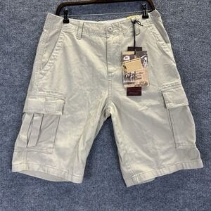 NWT Plugg Cargo Shorts Men's Size 30 Beige/Wheat Cotton